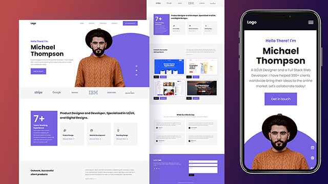 responsive smart home website design